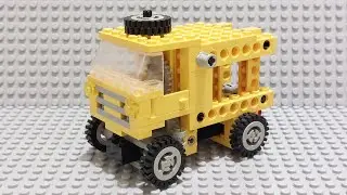Lego 8020 Technic Truck Tutorial 1984 Universal Building Set (Reversed Speedbuild)