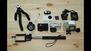 Xiaomi Yi Action Camera + 10 аксессуаров | доработка и устранение неисправностей xiaomi yi |