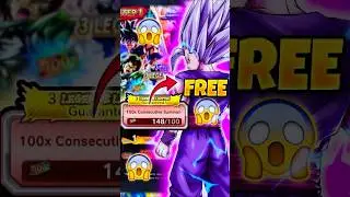 FREE * LF's☝️100 TICKETS!!🌟 Dragon ball legends summons #dragonballlegends #dblegends #dbl