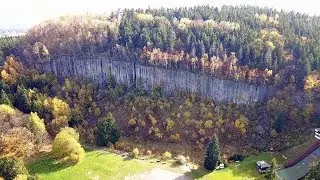 Unser sch&ouml;nes Erzgebirge Teil23  Die Orgelpfeifen am Scheibenberg