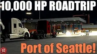 American Truck Simulator: THE PORT OF SEATTLE!! New DLC Gameplay