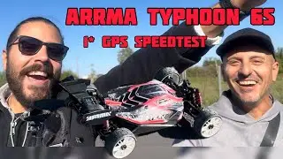 Arrma Typhoon 6s stock 22t GPS Speedtest 