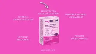 VagiBiom Vaginal Probiotic Suppositories