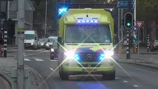 Nieuwe ambulance RAV ZHZ 18-191 met spoed naar het ziekenhuis! #1031