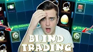*OMG* BLIND TRADING - STRIKER CRIMSON DRACOS & LOTS MORE! - WHITE DRACOS ON THE LINE | Rocket League