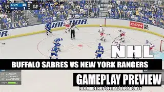 Buffalo Sabres vs New York Rangers | NHL Gameplay Preview (Fanmade Simulation)
