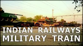 INDIAN RAILWAYS' MILITARY TRAIN | LKO EMD Freight Loco WDG4 #12200 (4000hp)