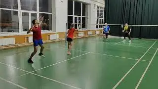 Новогодний бадминтон 2026 (2)Станков-Онегина/Куликов-Шварц
