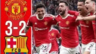 Menchaster united VS Berselona_3-2 full gameplay 2023.