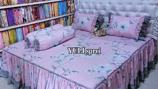 Sprei rumbai bantal permen motif terbaru 