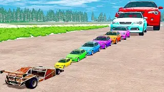 Small & Giant Cars vs Car Ramp &ndash; BeamNG.Drive