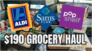 Stocking up on our Favorites from ALDI + SAMS CLUB & POP SHELF HAUL