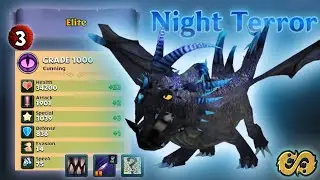 NIGHT TERROR &mdash; NEW ELITE ARENA 3 BRAWLER DRAGON - Grade 1000 Showcase | Dragons: Rise of Berk