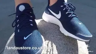NIKE SHOES MENS PRESTO FLY MIDNIGHT NAVY WHITE