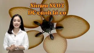 QUẠT TRẦN DC TIẾT KIỆM ĐIỆN SINWA SC03