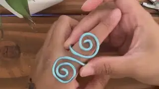🌀 Howap&rsquo;o to: How to Wire Wrap an Oceanic Swirl Ring 🌀 | Handmade Sea-Inspired Jewelry Tutorial