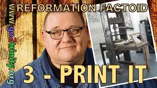 Reformation History: Gutenberg's Printing Press make Martin Luther into the first bestseller author.