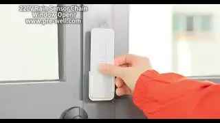 220V Rain Sensor Chain Window Opener  One Button Control & Auto Close!#ElectricWindowOpener,#rain