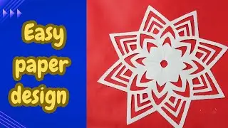 😱How to make easy and simple paper snowflake tutorial for beginners ||step by step full video ||diy 