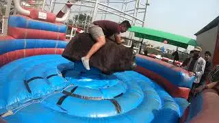 BULL RIDE AT WHOOPEELAND NEPAL
