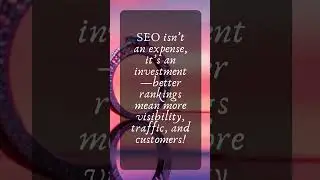 SEO is an Investment, Not an Expense! 🚀 | Xolo Web Design