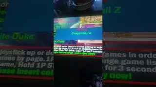 Dragonball z arcade game