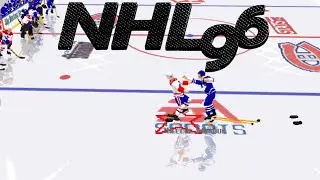 NHL '96 DOS Gameplay (4K No Commentary)