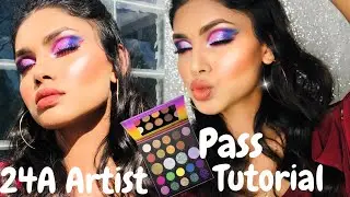 *NEW* Morphe X Saweetie 24A Artist Pass Palette Review+ Tutorial (First Impression)