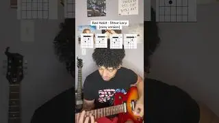 Learn to play Bad Habit by Steve Lacy the easier way #happyaugust #guitar #guitartutorial #stevelacy