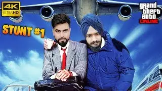Car and Plane Stunt | GTA 5 Online with SUKHCHAIN | Hindi