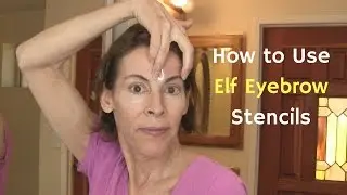 How to Use e.l.f. Eyebrow Stencils