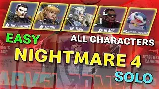 EASY Nightmare 4 Solo For All Characters - Marvel Rivals Zombies Short and Simple Guide