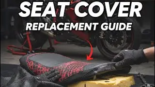 बाइक सीट कवर बदलना / Bike Seat Cover Change Full Video step by step 