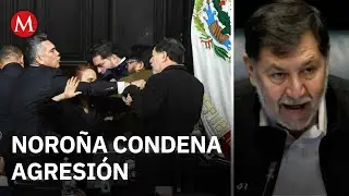 Gerardo Fern&aacute;ndez Noro&ntilde;a condena agresi&oacute;n de 'Alito' Moreno en el Senado