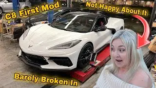 C8 FIRST MOD Driven Less Than 900 Miles....It's An Addiction I Can't Resist | DOES SHE APPROVE?