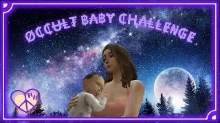 Occult Baby Challenge #21: Can we get a lil gift from the FLOWER BUNNY?  #sims4 #gameplay #occult