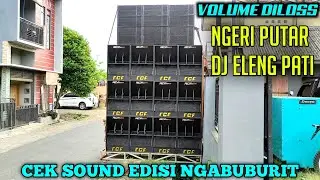 RCF PRO AUDIO CEK SOUND EDISI NGABUBURIT