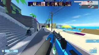 200 IQ Backstab In Arsenal (Roblox)