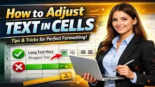How to Adjust Text in Excel Cell Easily | Excel Cell Text Adjustment Complete Guide #excel #2026