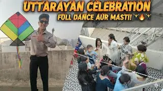 Uttarayan Pe Kiya Full Dance Aur Full Masti 🕺🔥 #uttarayan2026 #dance #masti