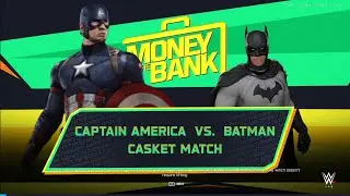 Captain America vs. Batman in a Coffin Match in WWE 2K25 #wwe2k25 #wwe #gaming
