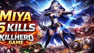 Miya 5 Kill Gameplay | Gold Lane Highlights