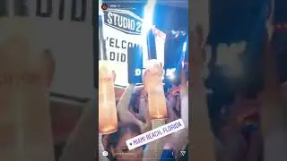 Ciroc Party at a club with Diddy, 50 Cent, DJ Khaled