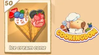 Cookingdom level 59 Beach Ice cream cone | Game Walkthrough