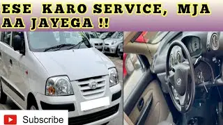 Santro service | Santro service cost | Hyundai Santro service | How to do Santro service at home