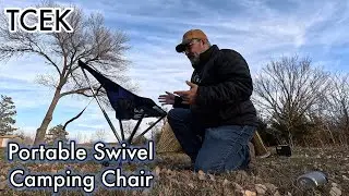 TCEK Folding Swivel Camp Chair