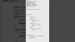 Codeforces Round 926 (Div. 2) || B. Sasha and the Drawing #codeforces #leetcode #coding