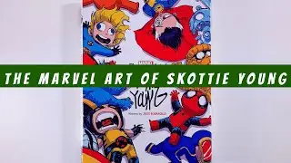 The Marvel Art Of Skottie Young (flip through) Artbook