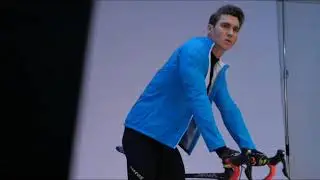 DAREVIE DEEP-SKY-BLUE WIND JACKET WINDBREAKER WITH REMOVABLE SLEEVES DVJ106