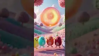 Counting 1 to 10 in Candy Land 🍭 | Fun 3D Numbers Song #shorts  #nurseryrhymes #kidssongs #kids